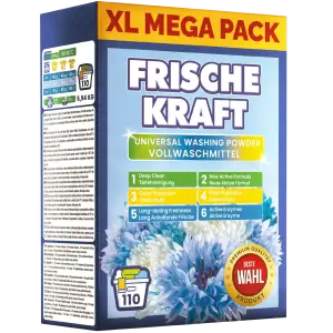 Detergent Rufe Pudra Frische Kraft Universal 110 Spalari 5.94Kg